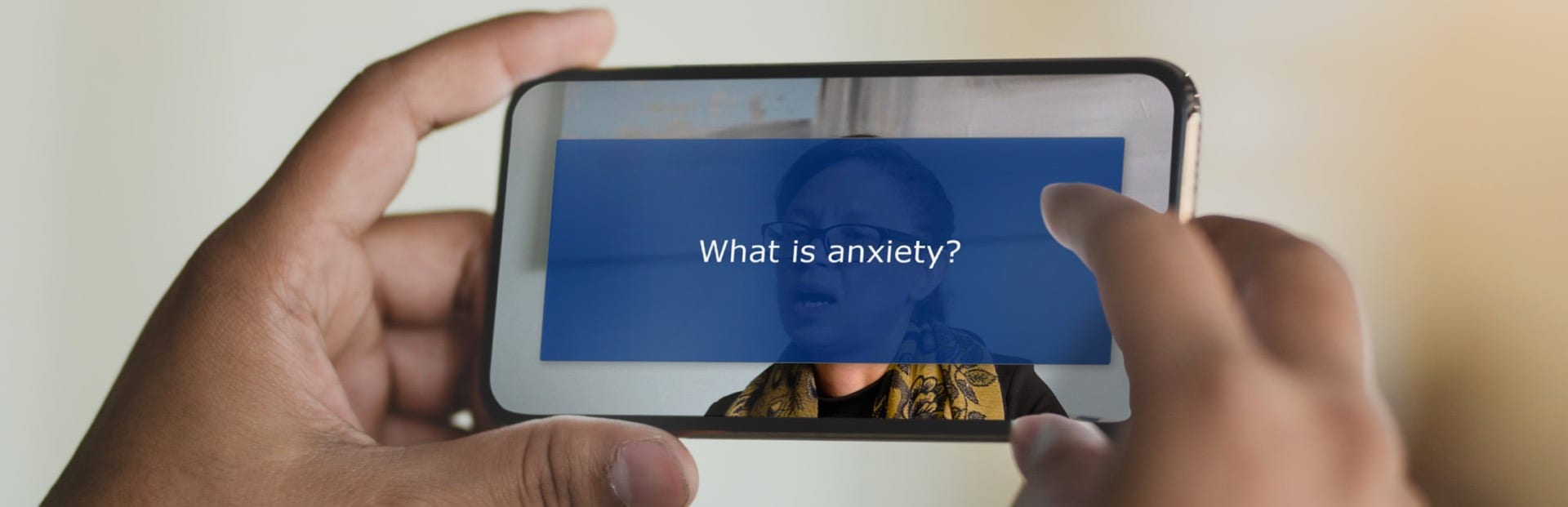 Elearning Course Resources by Upskill People wellbeing anxiety video image