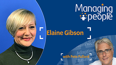 managing people podcast Elaine Gibson